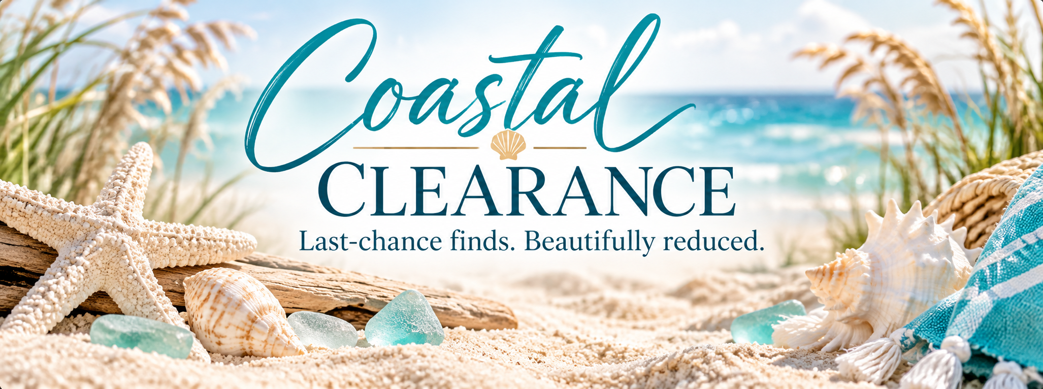 Crabby Mermaid coastal clearance - last-chance beach-inspired finds