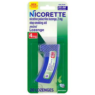 4mg Mini Nicotine Lozenges Mint (20 Ct)