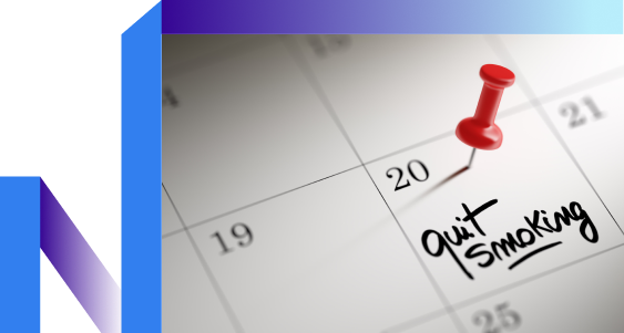 A motivational quit smoking calendar with daily tracking and quotes.