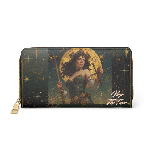 Virgo The Fixer Zodiac Zipper Wallet | Astrology Archetype