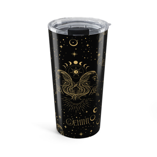 Gemini Zodiac 20oz Tumbler — Gemini Zodiac Constellation Travel Mug