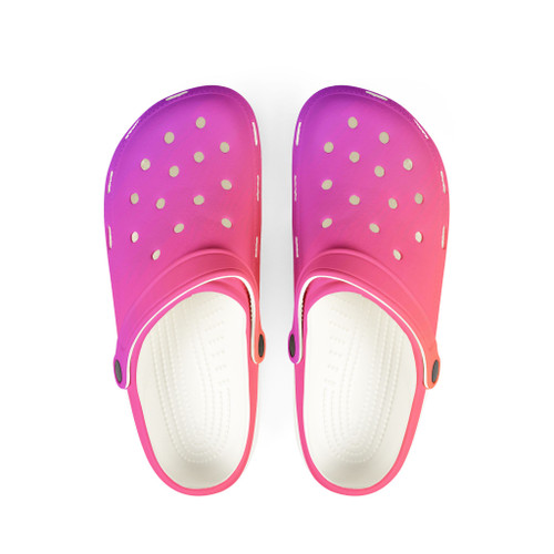 After Glow EVA Foam Clogs | Sunset Gradient Slip-On Shoes | Colorful Summer Footwear | Lightweight Garden Clogs
