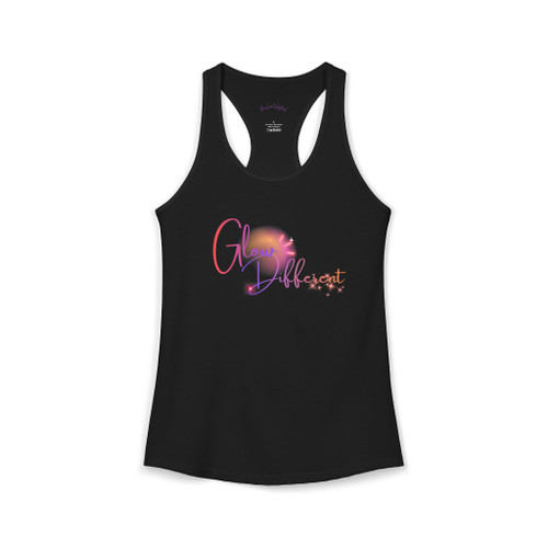 Glow Different Tank Top | Inspirational Women's Tank | Colorful Graphic Tank | Boutique Summer Apparel