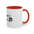 My Cat and I Talk About You Mug | Accent Coffee Mug