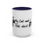 My Cat and I Talk About You Mug | Accent Coffee Mug