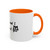 My Cat and I Talk About You Mug | Accent Coffee Mug