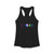 Rainbow Wolf Moon Phase Tank Top | Women's Racerback