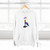 Rainbow Wolf Silhouette Hoodie | Colorful Moon Graphic