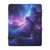 Purple Galaxy Nebula Sherpa Fleece Blanket | Space Celestial Throw