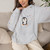 Cute Penguin Hoodie with Colorful Star Confetti — Whimsical Cozy Pullover