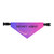 Secret Agent Clip-on Pet Bandana | Pink Purple Galaxy Cherry blossom Pattern