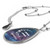 Aquarius Zodiac Teardrop Necklace | Astrology Water-Bearer Pendant