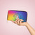 Cute Rainbow Unicorn with Script 'I'm a Free Bitch Baby' Zipper Wallet | Rainbow
