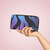 Twilight Tiger Wallet | Purple & Blue Ombre Tiger Stripe Wallet | Gradient Animal Print