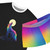 Rainbow Wolf Moon Phase Pajama Set | Celestial Wolf Sleepwear Pajama Set | Shorts Top