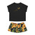 Sunflower Kitten Pajama Set