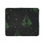 Virgo Zodiac Fleece Sherpa Blanket — Astrological Green Constellation Throw