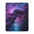 Galaxy Swirl Sherpa Blanket — Purple Space Fleece Throw