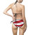 American Flag Bikini swimsuit | Stars and Stripes Triangle Top
