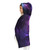 Galaxy Swirl Hooded Towel — Youth Hooded Beach & Pool Towel with Purple Nebula Design