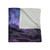 Galaxy Crushed Velvet Blanket — Purple Nebula Throw for Cozy Home Decor