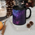Galaxy Nebula Swirl Black Coffee Mug – Purple Space Swirl 11oz/15oz