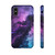 Galaxy Swirl Tough Phone Case – Purple Nebula Protective Cover