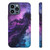 Galaxy Swirl Tough Phone Case – Purple Nebula Protective Cover