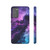 Galaxy Swirl Tough Phone Case – Purple Nebula Protective Cover