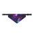 Galaxy Swirl Clip-On Pet Bandana — Purple Nebula Dog & Cat Collar Accessory