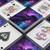 Galaxy Swirl Poker Playing Cards – Cosmic Back Design, Decorative Spade Ace