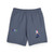 Colorful Wolf Moon Graphic Sweat Shorts | Crescent Phases Accent
