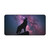 Wolf Silhouette Desk Mat — Starry Galaxy Night Mouse Pad