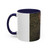 Accent Coffee Mug — Customizable 'Your Design Here' White & Black Accent Mug (11oz, 15oz)