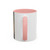 Accent Coffee Mug — Customizable 'Your Design Here' White & Black Accent Mug (11oz, 15oz)