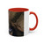 Accent Coffee Mug — Customizable 'Your Design Here' White & Black Accent Mug (11oz, 15oz)