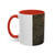 Accent Coffee Mug — Customizable 'Your Design Here' White & Black Accent Mug (11oz, 15oz)