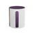 Accent Coffee Mug — Customizable 'Your Design Here' White & Black Accent Mug (11oz, 15oz)