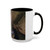 Accent Coffee Mug — Customizable 'Your Design Here' White & Black Accent Mug (11oz, 15oz)