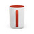 Accent Coffee Mug — Customizable 'Your Design Here' White & Black Accent Mug (11oz, 15oz)