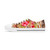 Safari Low Top Sneakers | Tropical Hibiscus & Leopard Print Shoes | Women's Boutique Sneakers