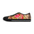 Safari Low Top Sneakers | Tropical Hibiscus & Leopard Print Shoes | Women's Boutique Sneakers