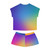 Rainbow Ombre Pajama Set | Colorful Women's Pajamas | Cozy Boutique Sleepwear | Rainbow Loungewear