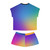 Rainbow Ombre Pajama Set | Colorful Women's Pajamas | Cozy Boutique Sleepwear | Rainbow Loungewear