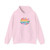 Stay Weird Rainbow Alien Hoodie | Colorful UFO Graphic Hoodie | Boutique Women's Sweatshirt | Fun Sci-Fi Apparel