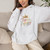 Queen Energy Premium Hoodie | Pastel Rainbow Graphic Hoodie | Front, Back & Sleeve Print | Boutique Women's Apparel