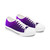 Amethyst Canvas Shoes | Purple Ombre Sneakers | Boutique Casual Shoes | Mystical Everyday Footwear