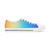 Bahama Mama Canvas Shoes | Tropical Gradient Sneakers | Colorful Casual Shoes | Beach & Vacation Footwear