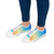 Bahama Mama Canvas Shoes | Tropical Gradient Sneakers | Colorful Casual Shoes | Beach & Vacation Footwear