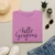 Hello Gorgeous T-Shirt | Purple & Black Graphic Tee | Boutique Women's Shirt | Confidence Apparel